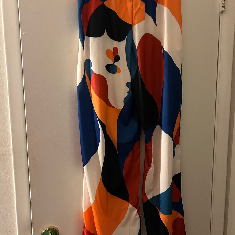 All Over Print Drawstring Pants - Picture 4 of 6